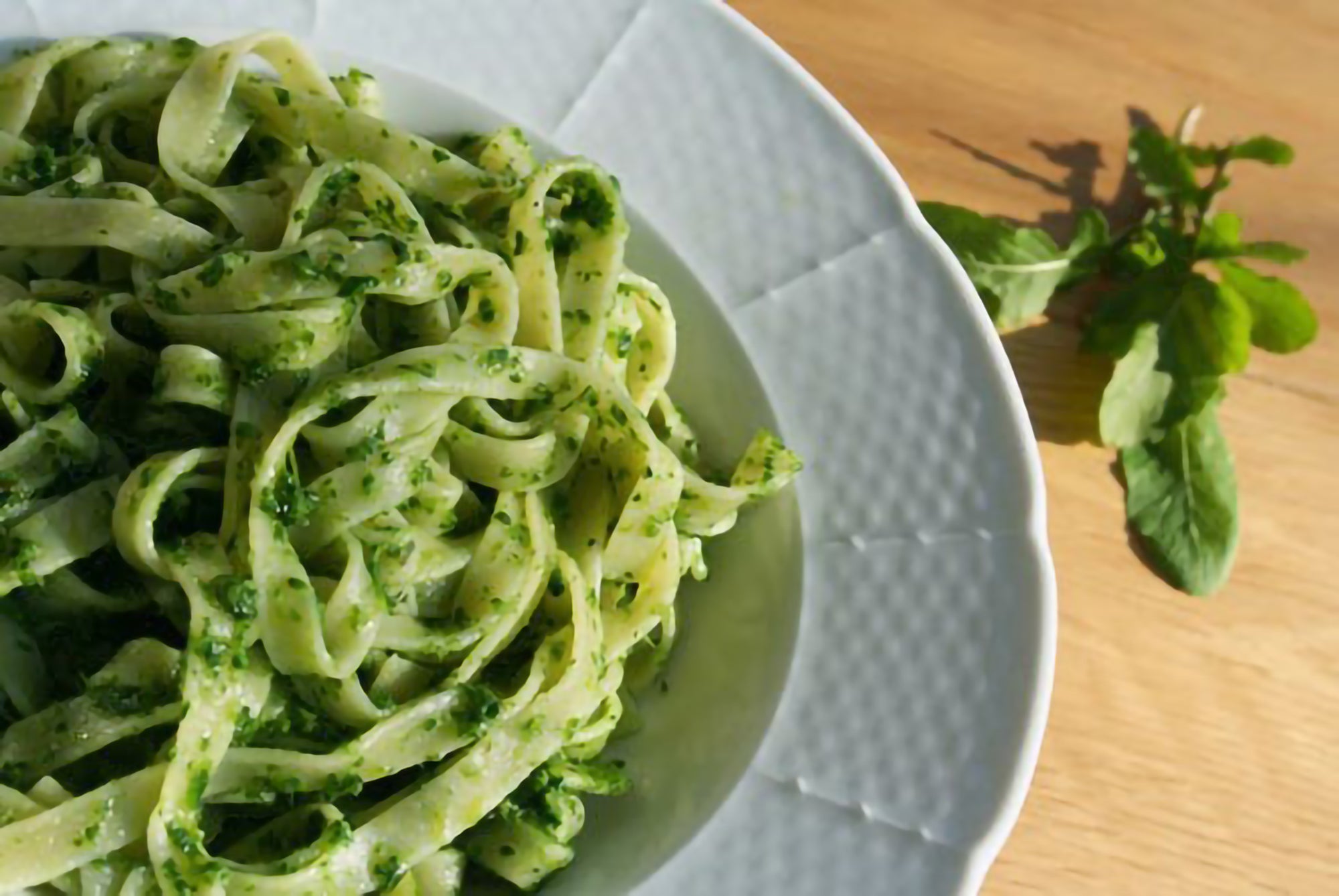 Arugula Pesto made with Epicurean Butter Tuscan Herb Flavored Butter
