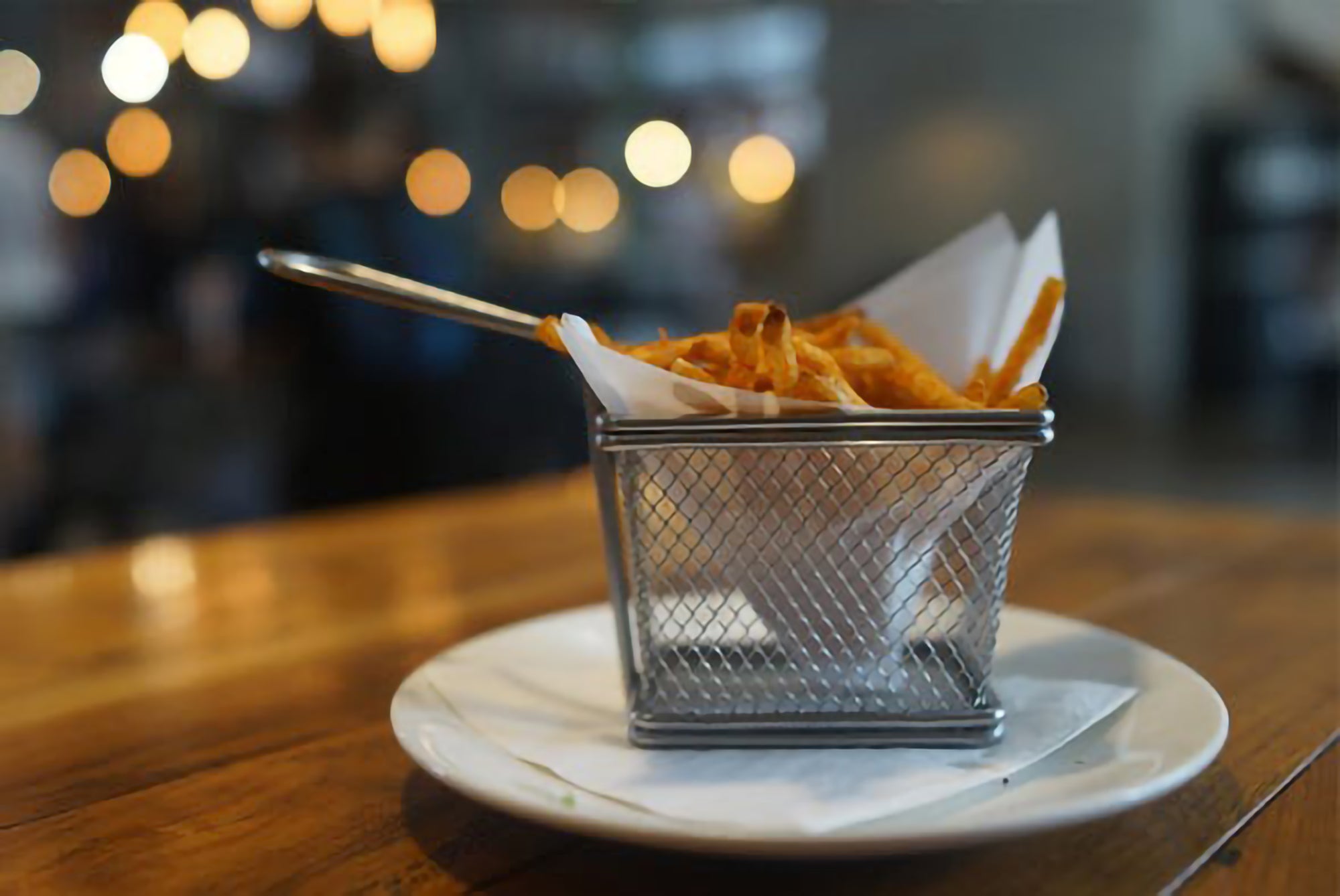 French Fries with Epicurean Butter Chili Lime Flavored Butter