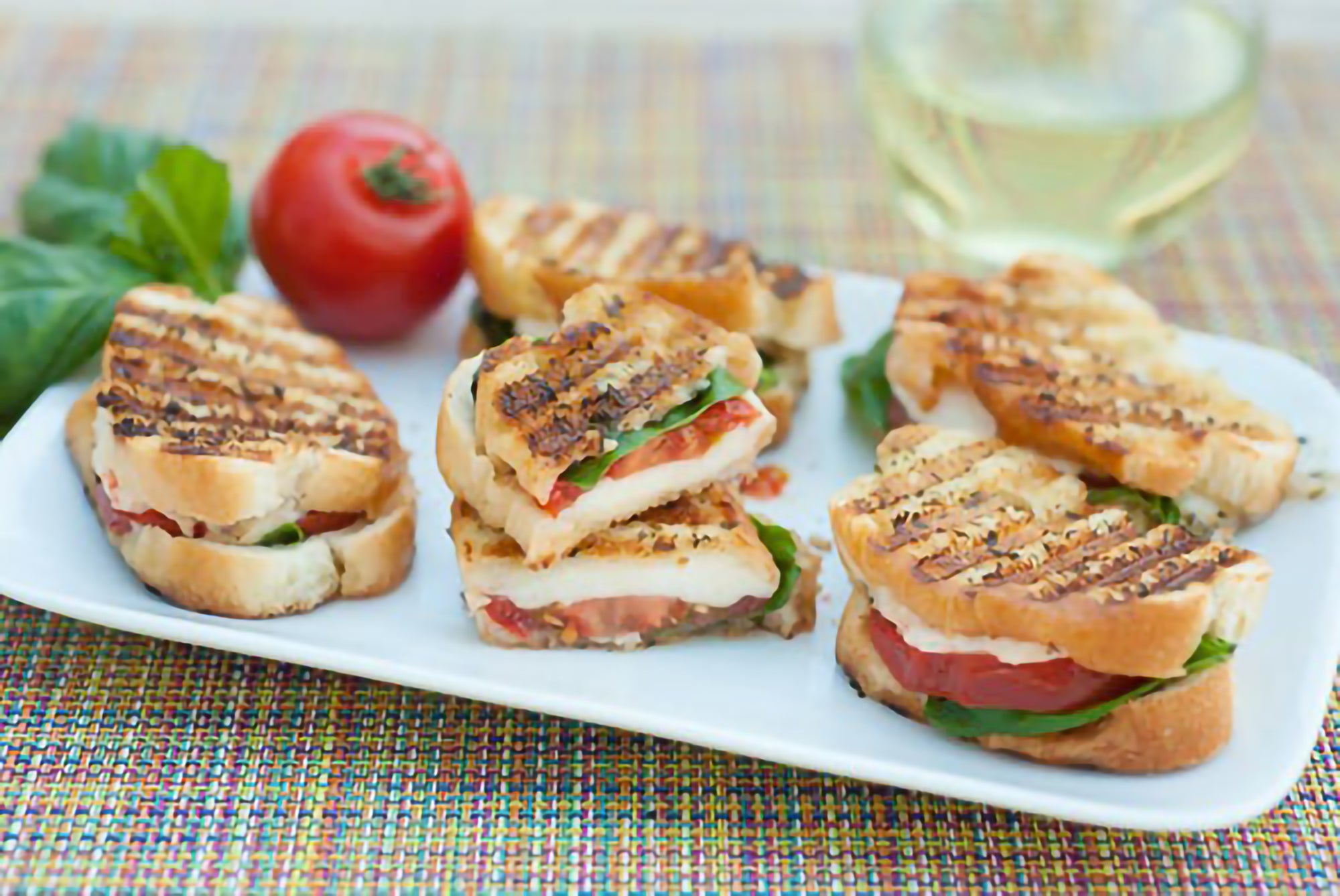 Caprese Sandwiches with Tuscan Herb Butter