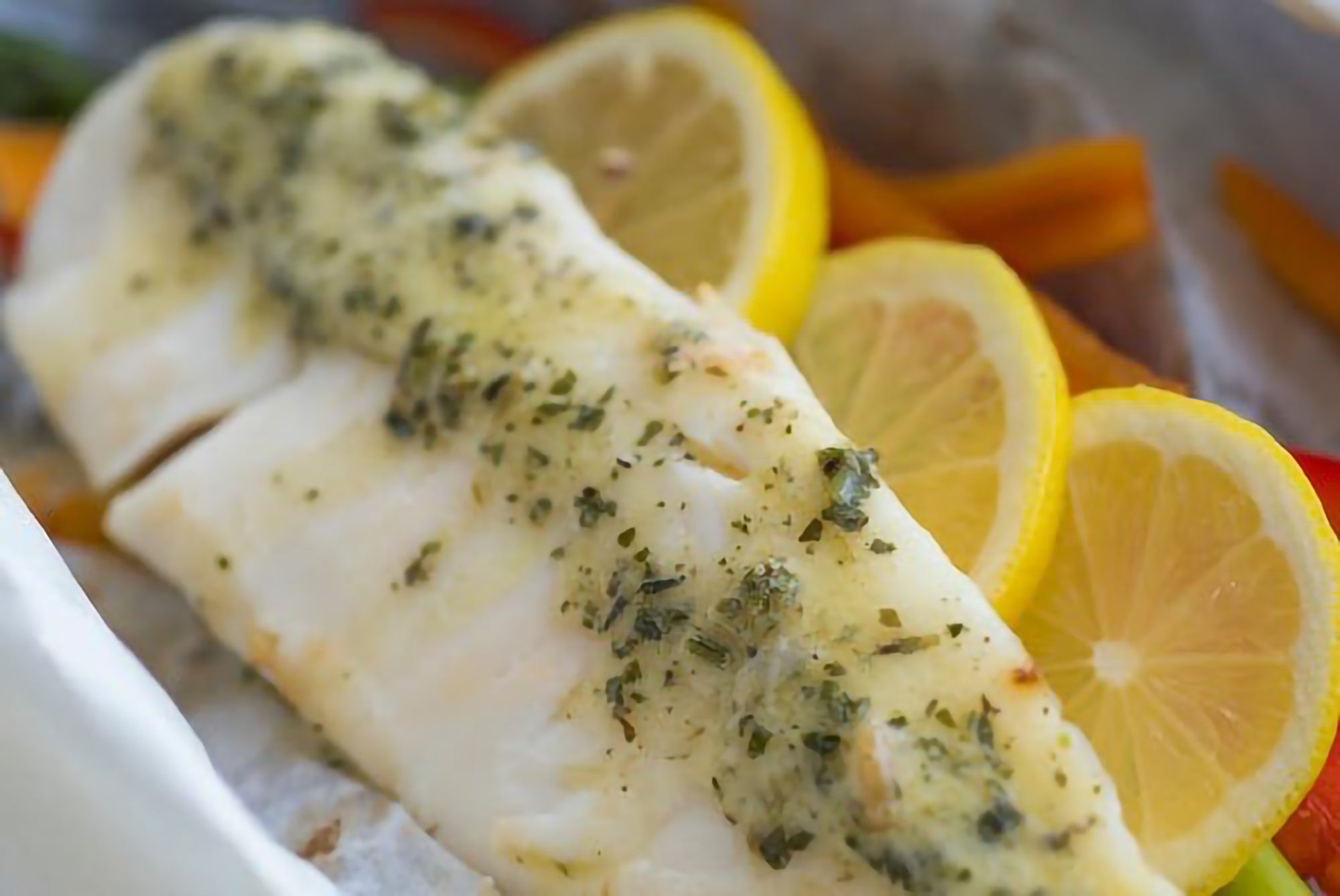 Lemon Garlic Herb Baked Fish