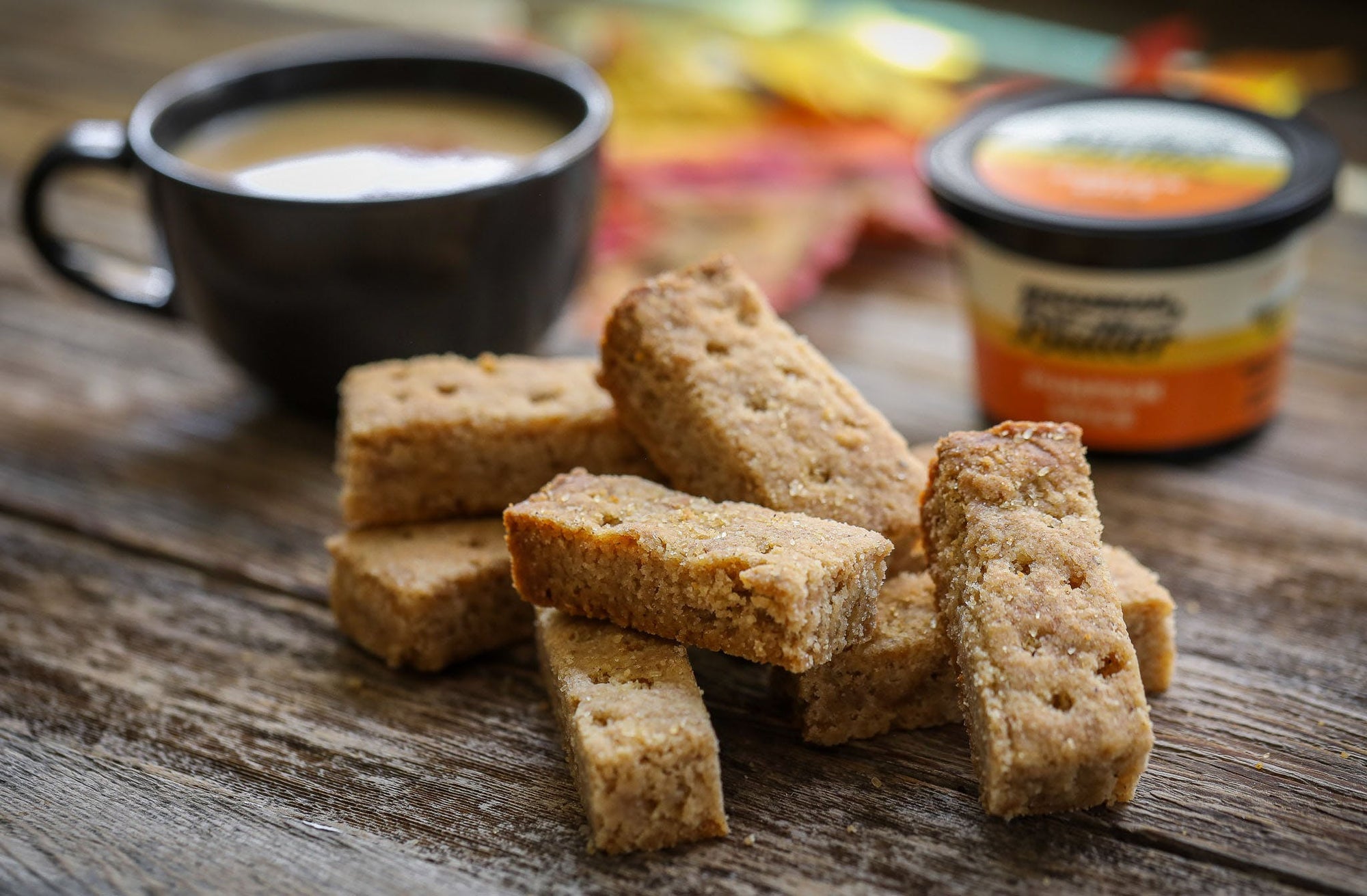 Pumpkin Spice Shortbread cookies