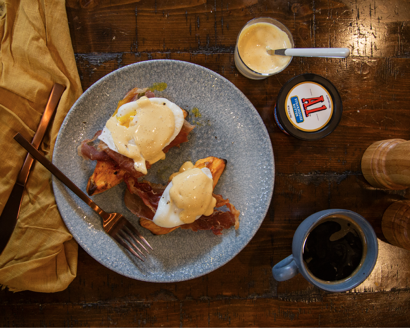 A1 Steakhouse Butter Eggs Benedict