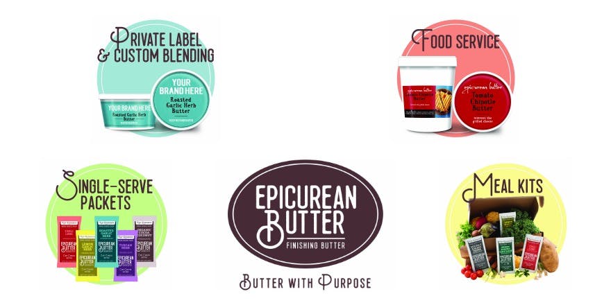 Epicurean Butter butter size varieties