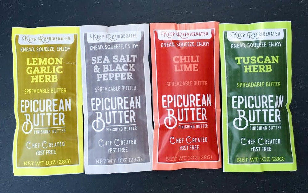 NEW Epicurean Butter single-serve butter packets