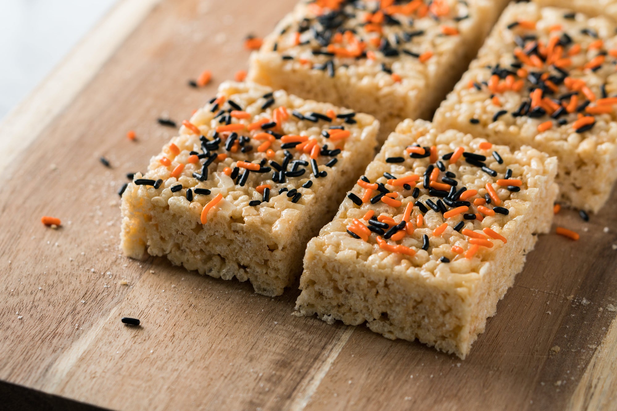 Rice Crispy Treats made with Epicurean Butter Cinnamon & Brown Sugar Flavored Butter