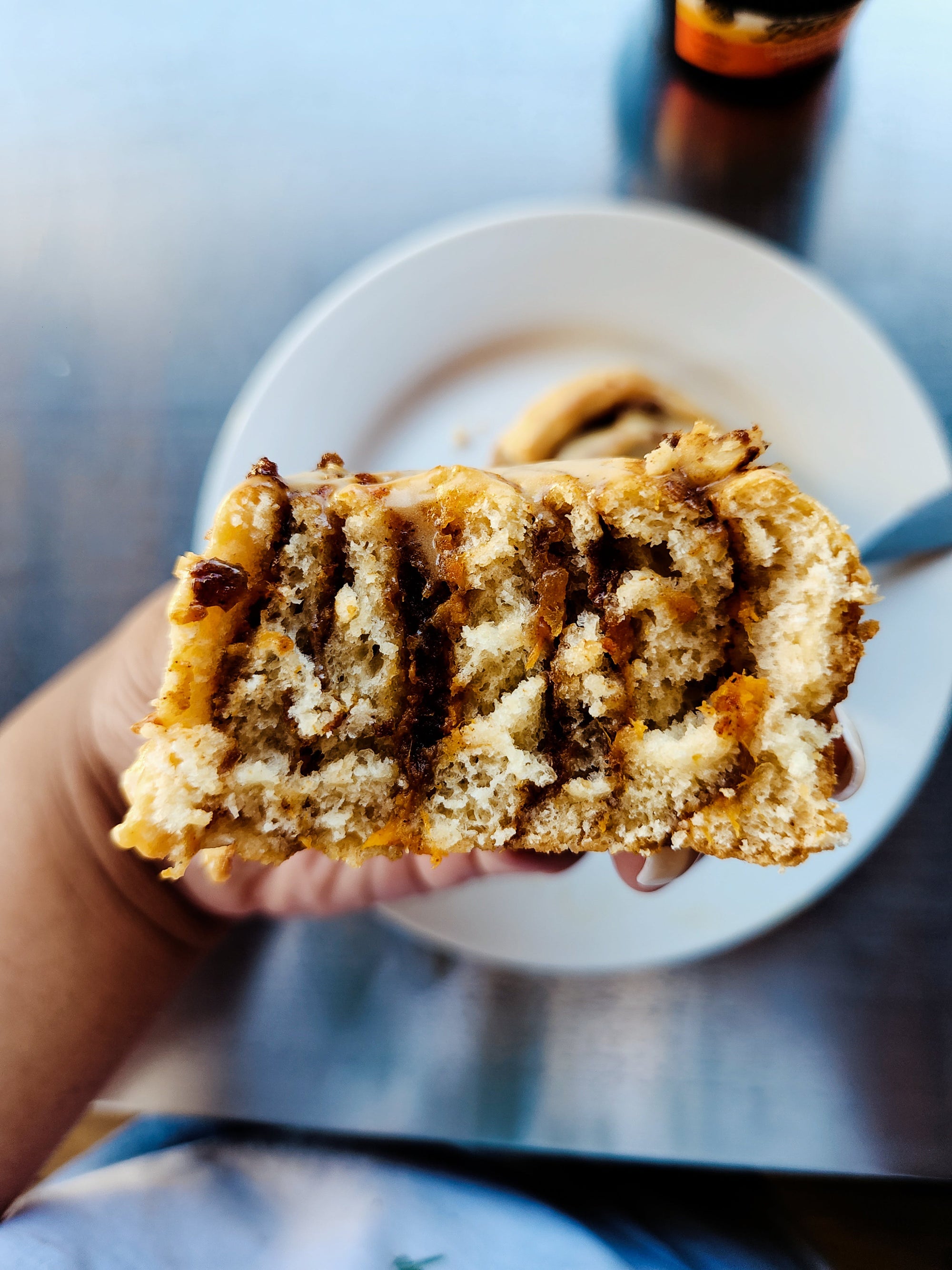 Pumpkin Spice Sweet Potato Cinnamon Rolls