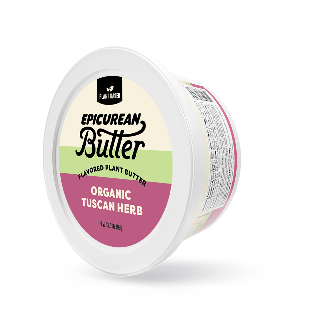 Plant Based Organic Tuscan Herb tub side