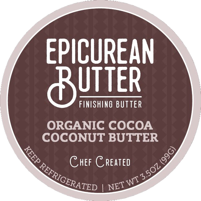 Organic Cocoa Coconut top label