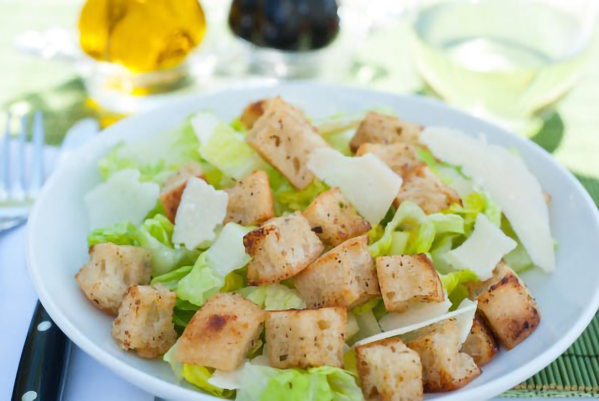Croutons made with Epicurean Butter Roasted Garlic Herb Flavored Butter