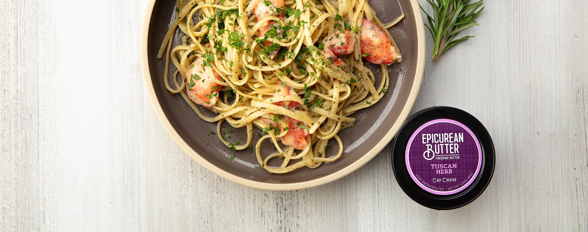 Italian Inspired Pasta With Tuscan Herb Butter
