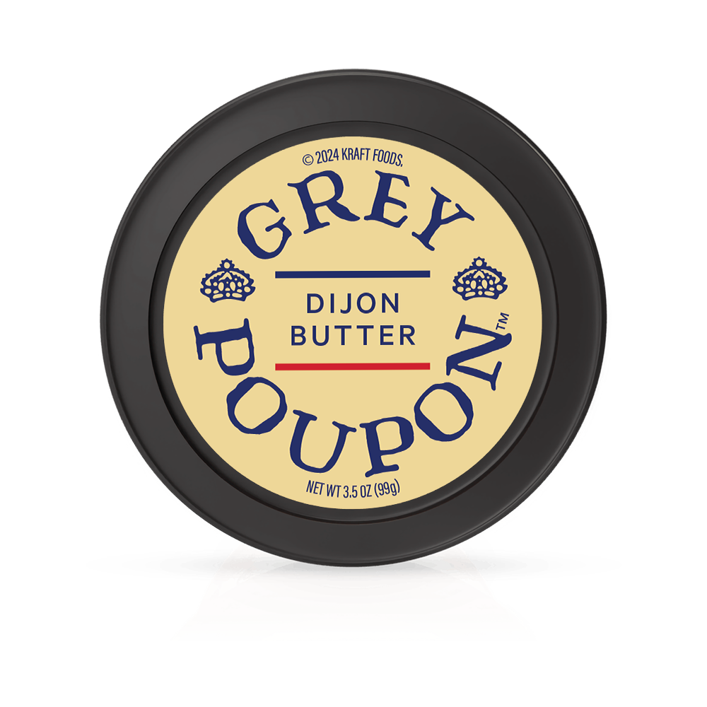 Grey Poupon Dijon Butter Tub Top