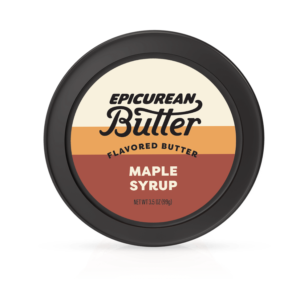 Epicurean Butter Maple Syrup Butter Spread 3.5 oz Epicurean Butter Maple Syrup Butter Spread 3.5 oz