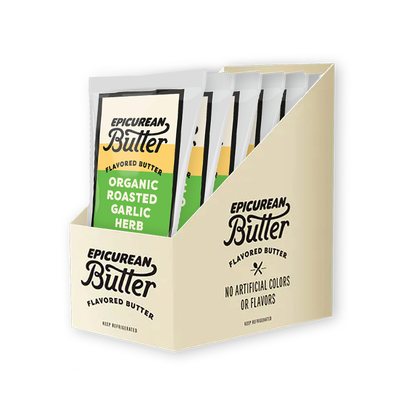 Organic Roasted Garlic Herb Butter 1 oz 10-pack