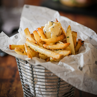 Black Truffle Butter on Fries