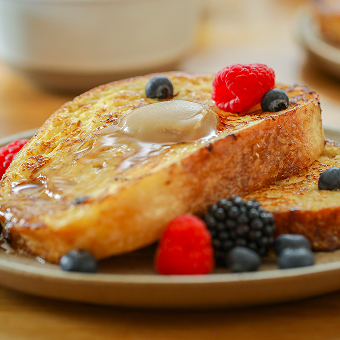Maple Syrup Butter on French Toast