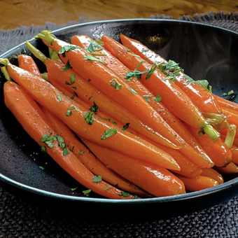 Buttered Cooked Carrots