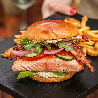 Lemon Herb Butter on a Fish Sandwich