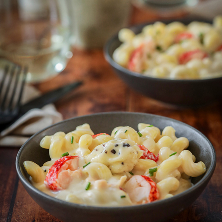 Lobster Mac-n-Cheese in a Bowl
